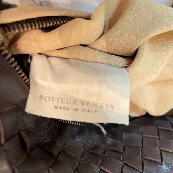 Bottega Veneta Intrecciato small tote 162937 Leather Shoulder Handbag Brown - Picture 13 of 16